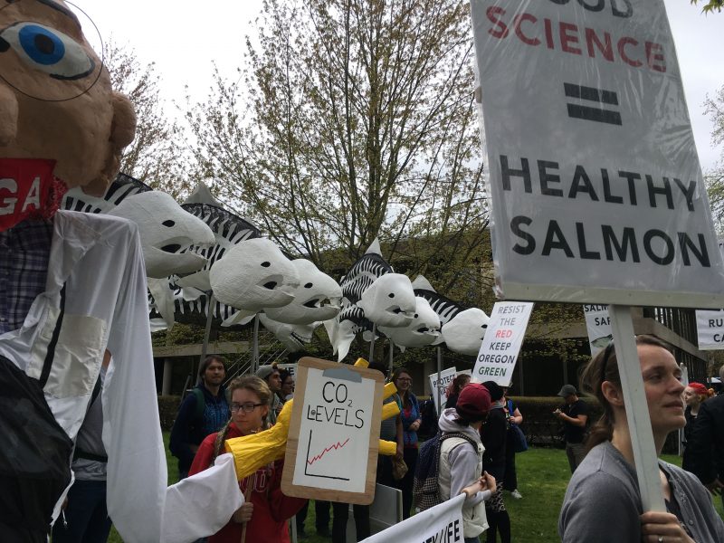 Peoples Climate March, Portland, Oregon - April 29, 2017